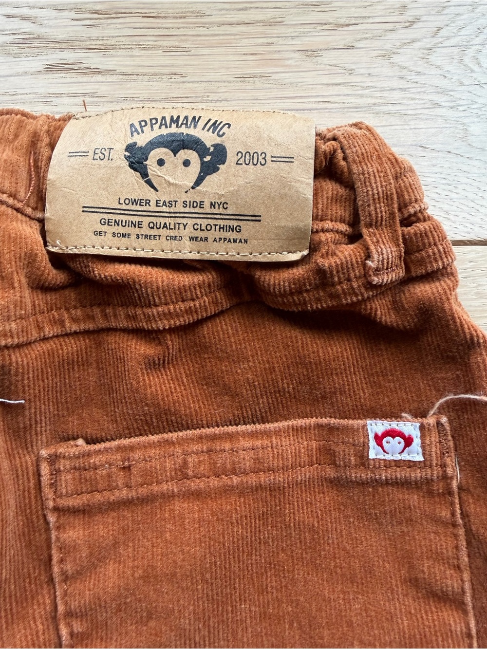 Appaman Boys Rust Corduroy Pants Size 4T - Picture 6 of 6